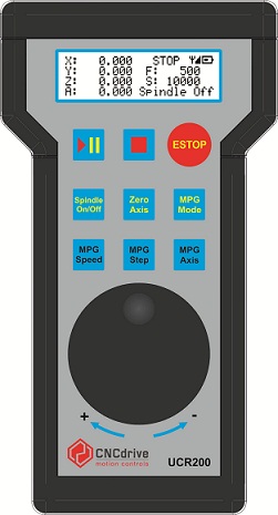 UCR200 wireless jog pendant